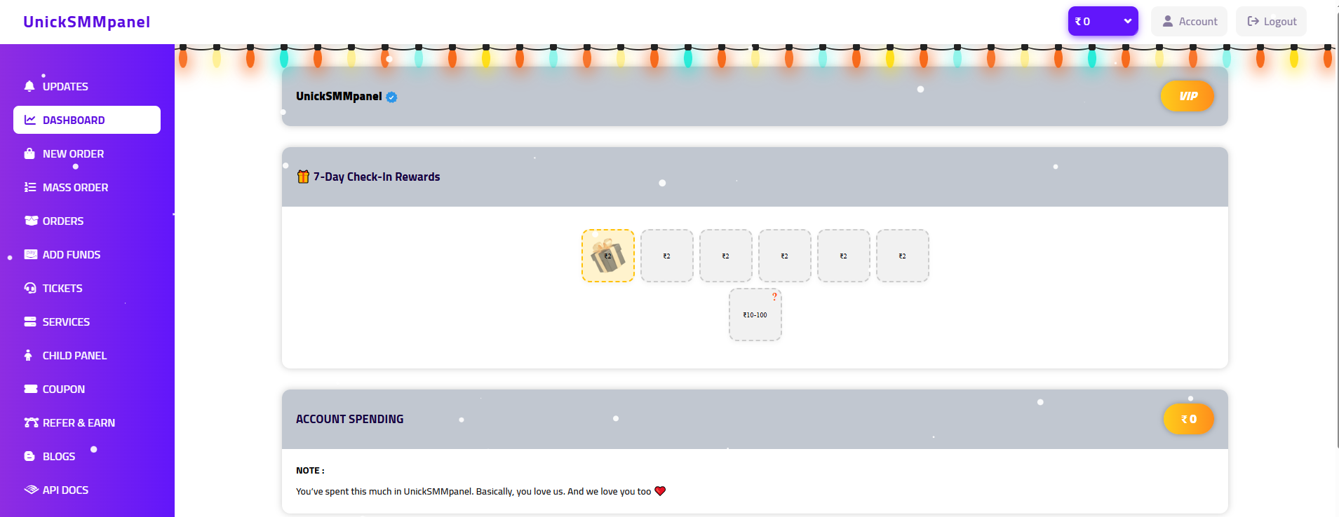 Advanced SMM panel analytics dashboard showing sales reports, user activity and revenue metrics